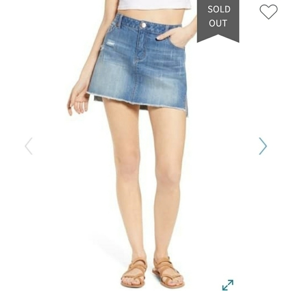 1822 denim mini skirt size 4 NWT - Picture 1 of 4